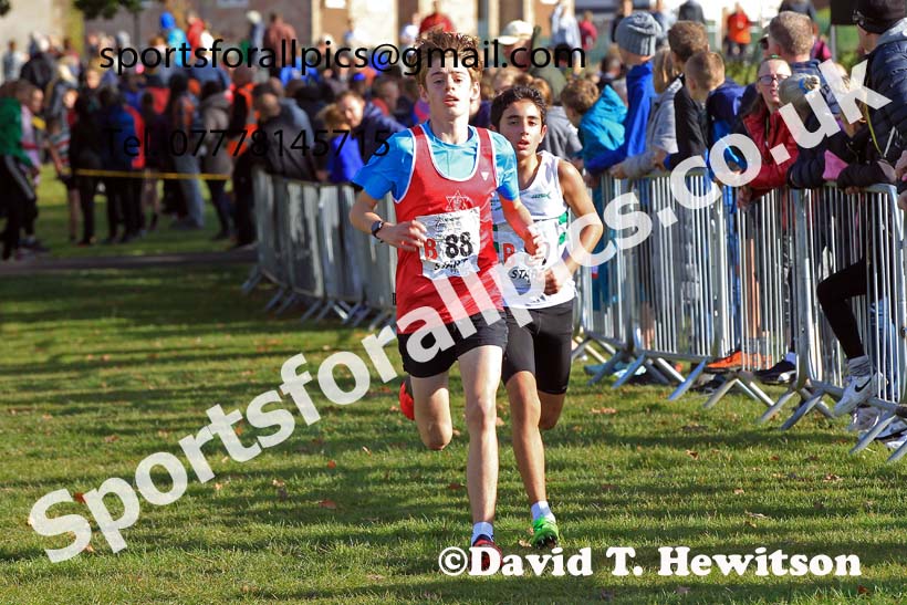 Boys under-13s 2022 Northern Cross Country Relays, Graves Park, Sheffield. Photo: David T. Hewitson/Sports for All Pics